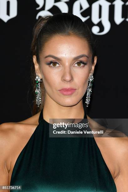 Alessia Reato attends theVogue Italia 'The New Beginning' Party during Milan Fashion Week Spring/Summer 2018 on September 22, 2017 in Milan, Italy.