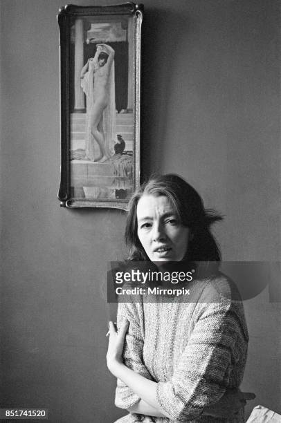 Christine Keeler in her London flat, 19th June 1980.