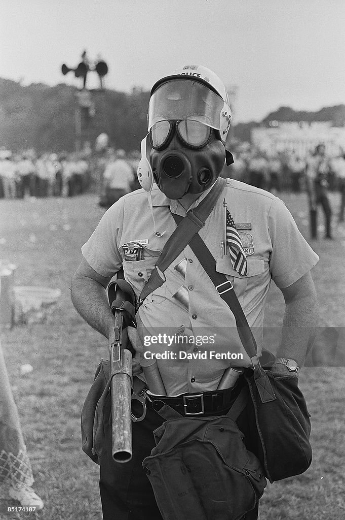 Riot Police At 'Honor America Day Smoke-In'