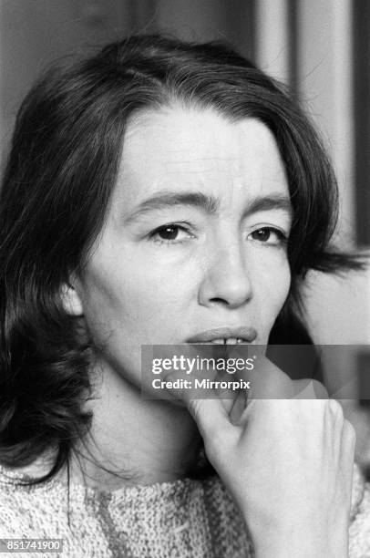 Christine Keeler in her London flat, 19th June 1980.