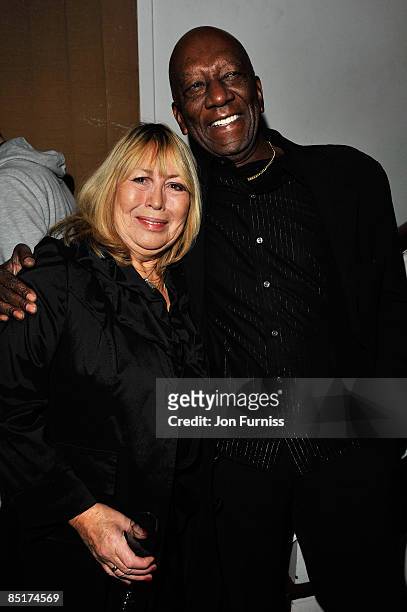 Exclusive Coverage*** Noel Charles and Cynthia Lennon attend Sound & Vision at Abbey Road Studios on February 26, 2009 in London, England.