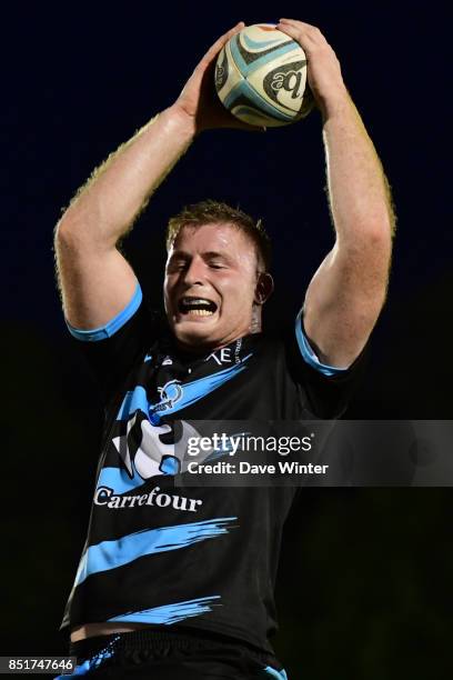 John Madigan of Massy during the French Pro D2 match between Massy and Colomiers on September 22, 2017 in Massy, France.