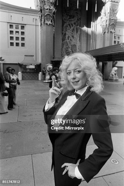 Julie Goodyear in Hollywood, California, 21st November 1982.