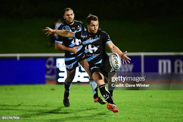 Antoine Ratinaud of Massy during the French Pro D2 match between Massy and Colomiers on September 22, 2017 in Massy, France.