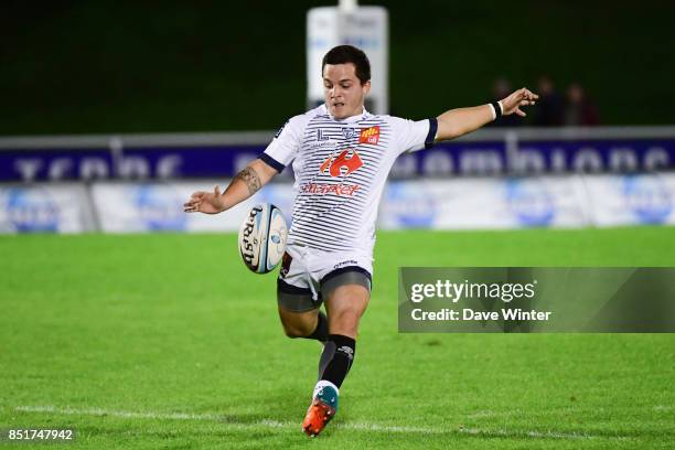 Joris Cazenave of Colomiers during the French Pro D2 match between Massy and Colomiers on September 22, 2017 in Massy, France.