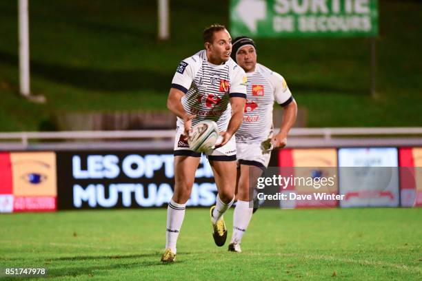 Sebastien Poet of Colomiers during the French Pro D2 match between Massy and Colomiers on September 22, 2017 in Massy, France.