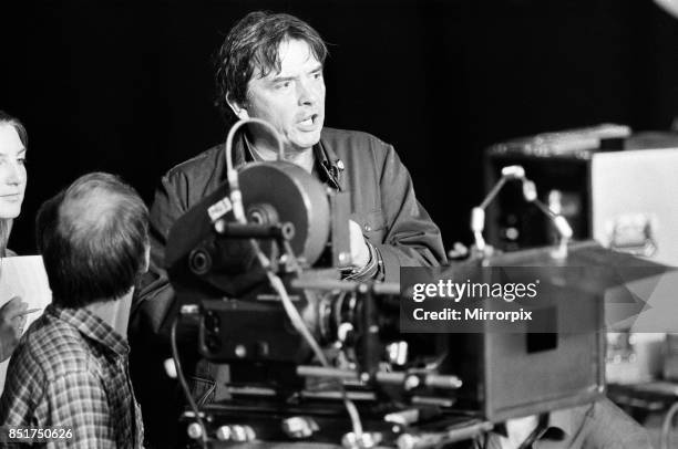 David Bailey making the Greenpeace anti-fur film 'Dumb Animals', 21st June 1985.