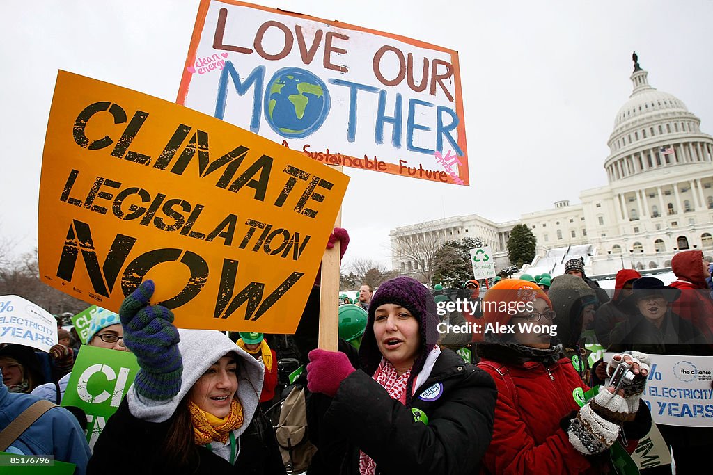 Youth Rally For Change In Energy, Climate And Economic Policy