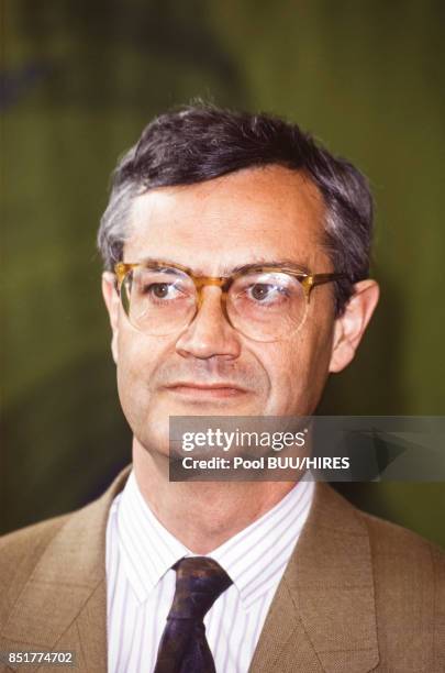 Jean-Louis Bianco le 6 avril 1992 à Paris, France.