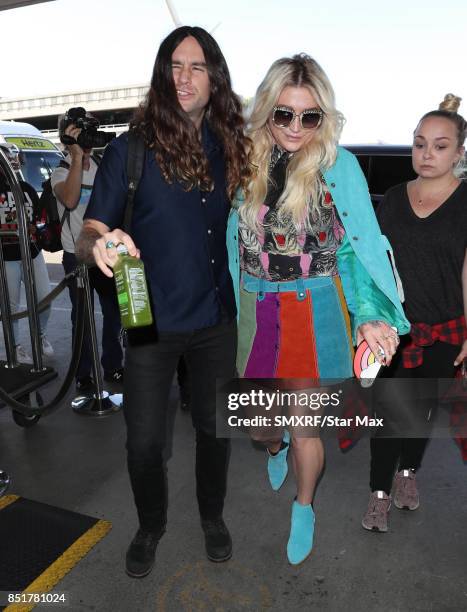 Singer Kesha and Brad Ashenfelter are seen on September 22, 2017 in Los Angeles, California