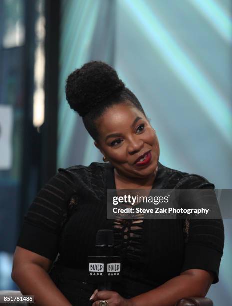 Actress Kimberly Hebert Gregory attends Build Series to discuss her show "Vice Principals" at Build Studio on September 22, 2017 in New York City.