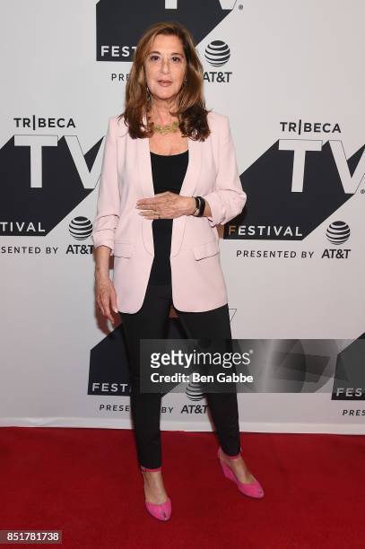 Paula Weinstein attends the Tribeca TV Festival series premiere of At Home with Amy Sedaris at Cinepolis Chelsea on September 22, 2017 in New York...