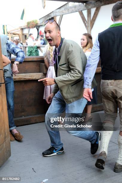 Prince Albert von Thurn und Taxis during the Oktoberfest at Kaefer Schaenke Theresienwiese on September 22, 2017 in Munich, Germany.