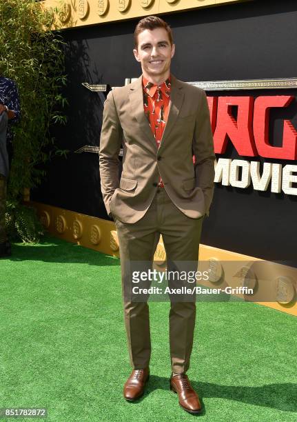 Actor Dave Franco arrives at the premiere of 'The LEGO Ninjago Movie' at Regency Village Theatre on September 16, 2017 in Westwood, California.