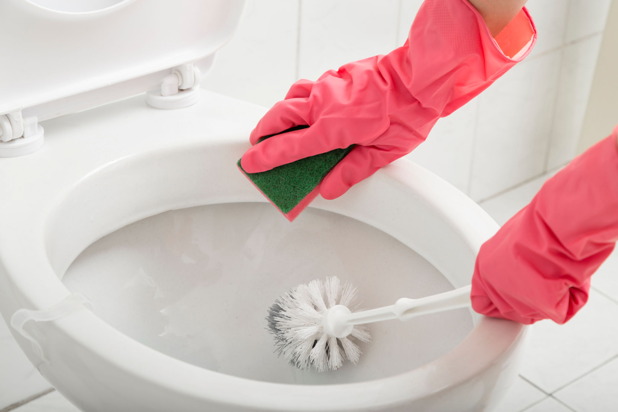 restroom cleaning