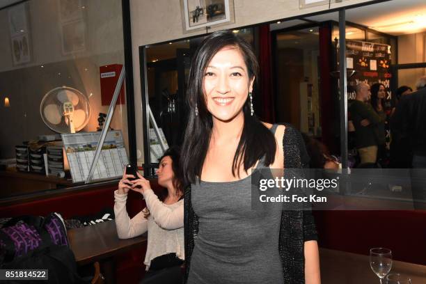 Actress Mi Kwan Lock attends "Krank" Screening Cocktail at SACD on September 22, 2017 in Paris, France.