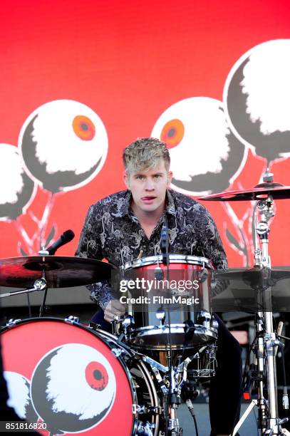 Colin Jones of Circa Waves performs on Huntridge Stage during day 1 of the 2017 Life Is Beautiful Festival on September 22, 2017 in Las Vegas, Nevada.