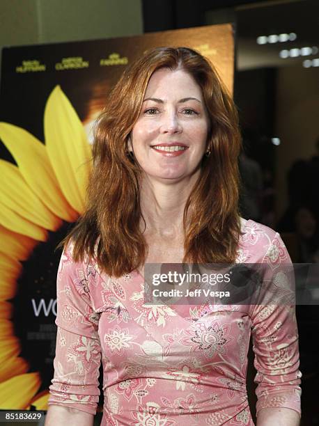 Actress Dana Delany arrives to the Film Independant screening of "Phoebe In Wonderland" held at the WGA Theatre on March 1, 2009 in Beverly Hills,...