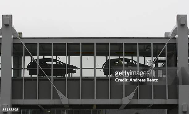 Opel Corsa car's moving at the plant of car maker Opel on March 2, 2009 in Eisenach, Germany. Opel announces a business plan directed to the German...