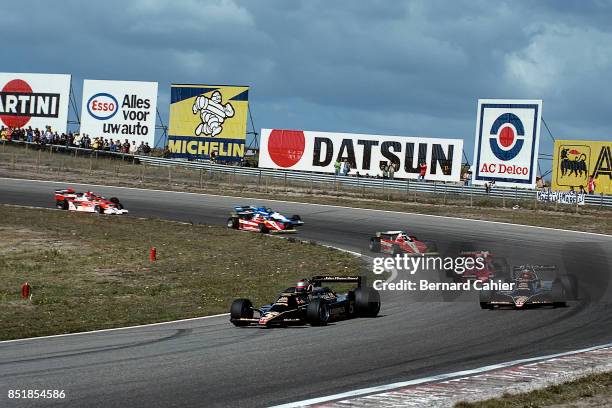 Mario Andretti, Ronnie Peterson, Lotus-Ford 79, Grand Prix of the Netherlands, Circuit Park Zandvoort, 27 August 1978.