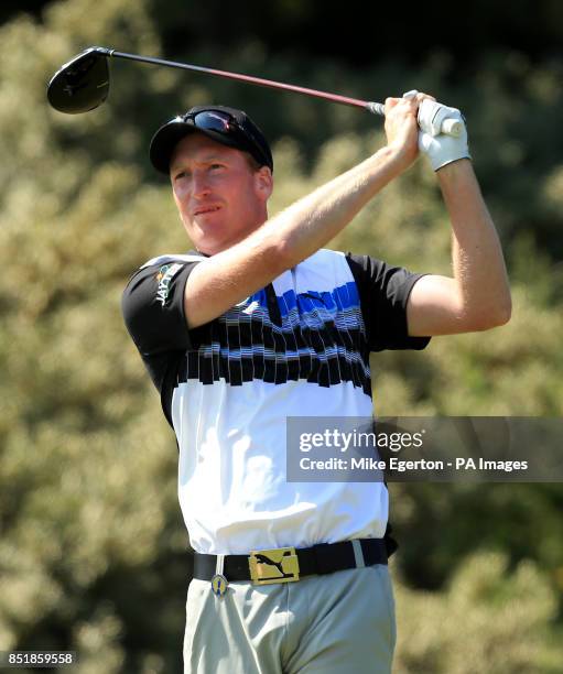 England's Steven Tiley during day three of the 2013 Open Championship at Muirfield Golf Club, East Lothian.