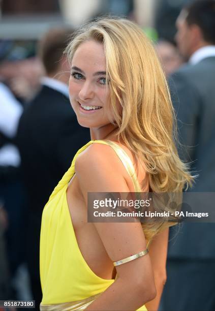 Kimberley Garner arriving at the UK Premiere of The Lone Ranger, at the Odeon West End cinema in London.