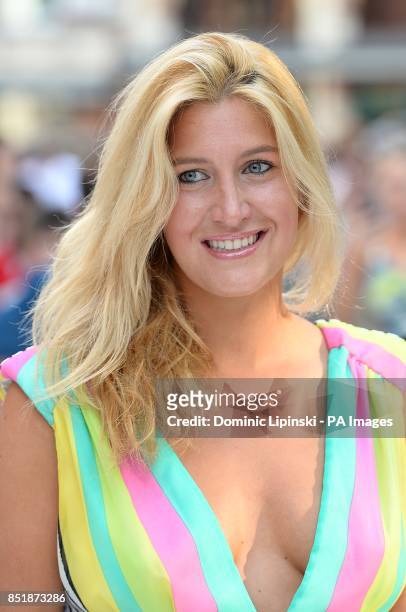 Cheska Hull arriving at the UK Premiere of The Lone Ranger, at the Odeon West End cinema in London.