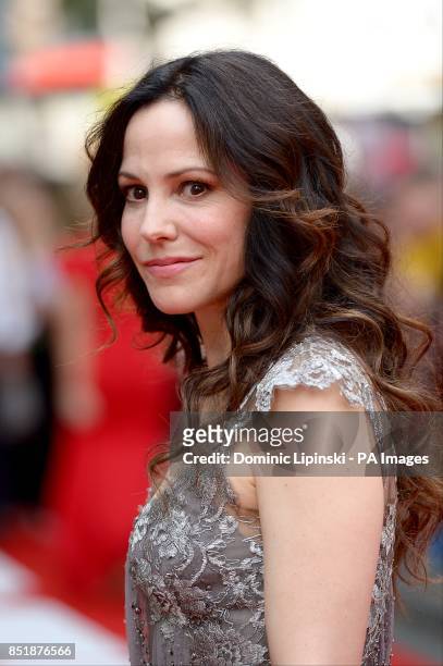 Mary-Louise Parker arriving at the UK Premiere of Red 2, at the Empire Leicester Square cinema in London.
