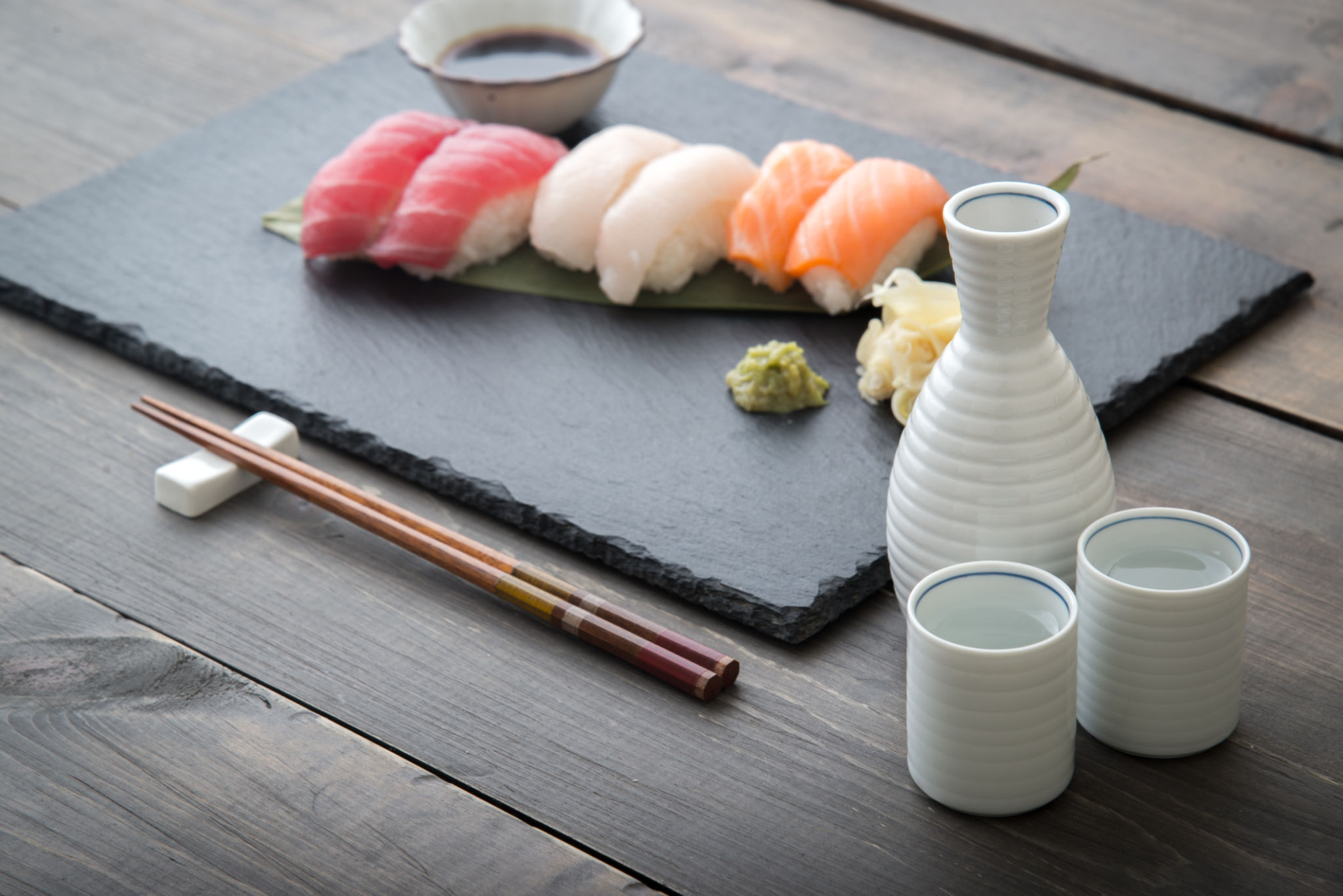 sushi and sake