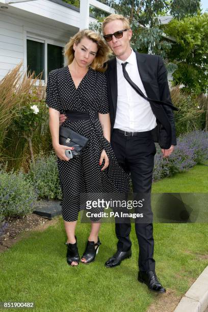 Billie Piper and Laurence Fox attending the Audi International Polo featuring the Westchester Cup, at Guards Polo Club in Egham, Surrey.