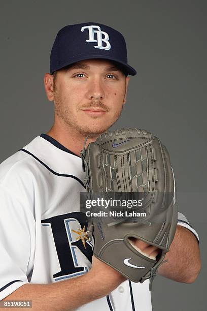 Scott Kazmir of the Tampa Bay Rays poses during Photo Day on February 20, 2009 at the Charlotte County Sports Park in Port Charlotte, Florida.