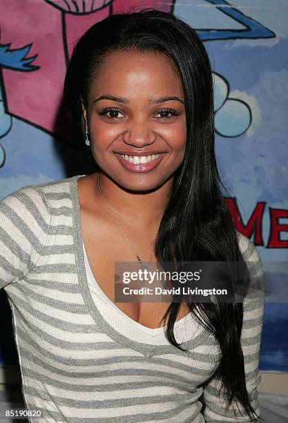 Actress Kyla Pratt attends the 11th annual Read Across America program at the Compton Unified School District Education Service Center on March 2,...