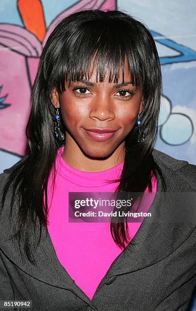 Actress Shanica Knowles attends the 11th annual Read Across America program at the Compton Unified School District Education Service Center on March...