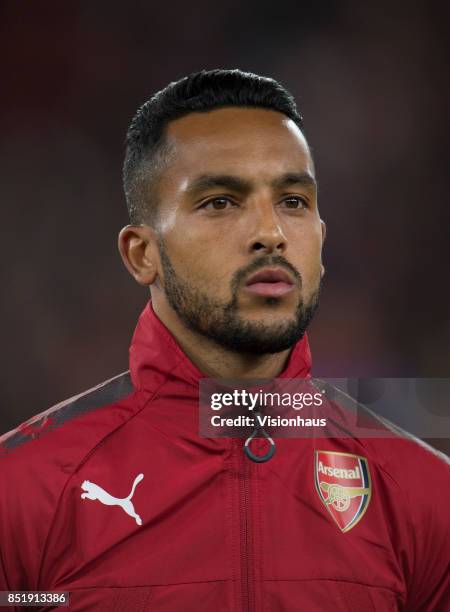 Theo Walcott of Arsenal during the UEFA Europa League match between Arsenal FC and FC Cologne at Arsenal Stadium on September 14, 2017 in London,...