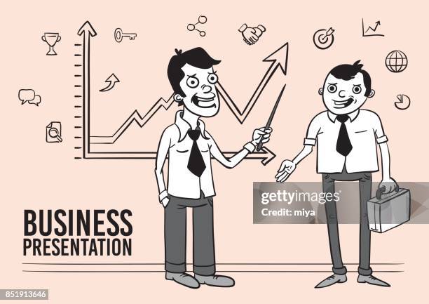 business-präsentation  - arbeitsmarkt stock-grafiken, -clipart, -cartoons und -symbole