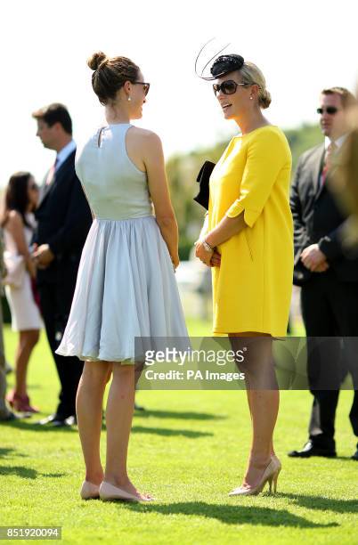 Zara Phillips during day three of Glorious Goodwood at Goodwood Racecourse, Chichester. PRESS ASSOCIATION Photo. Picture date: Thursday August 1,...