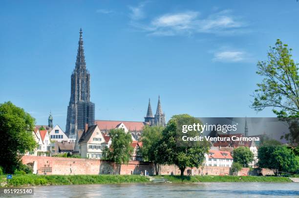 ulm minster (ulmer münster), germany - ulmer münster stock-fotos und bilder