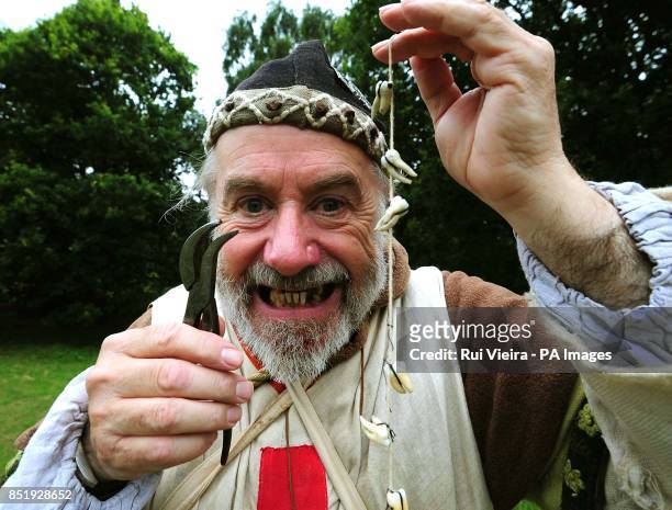 Sir Ralph of Epperstone , medieval dentist, during 29th annual Robin Hood Festival at Sherwood Forest National Nature Reserve, Edwinstowe,...
