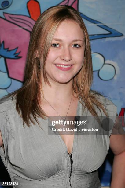 Actress Skye McCole Bartusiak attends the 11th annual Read Across America program at the Compton Unified School District Education Service Center on...