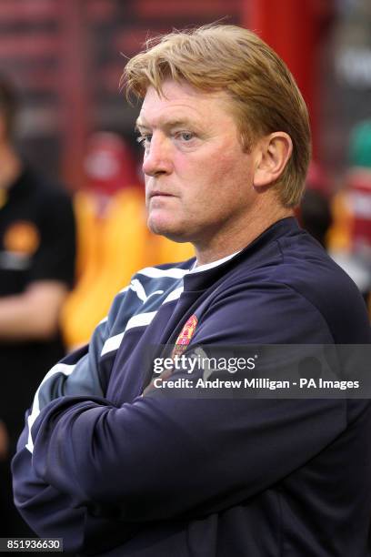 Motherwell manager Stuart McCall