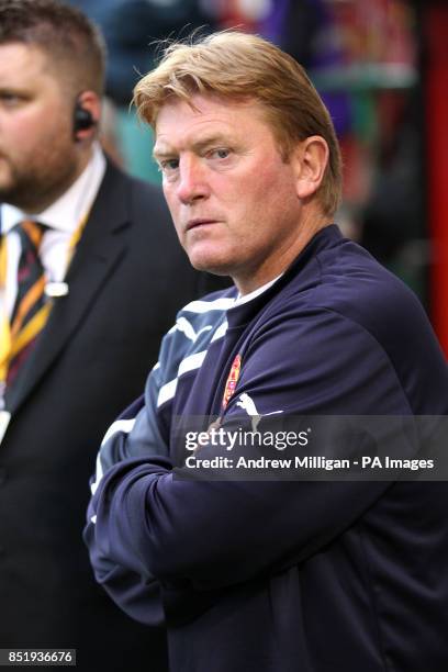 Motherwell manager Stuart McCall