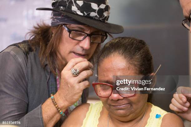 Ryan Roxie attends the Starkey Hearing Foundation Hearing Mission during Rock In Rio 2017 at JW Marriott Hotel on September 21, 2017 in Rio de...