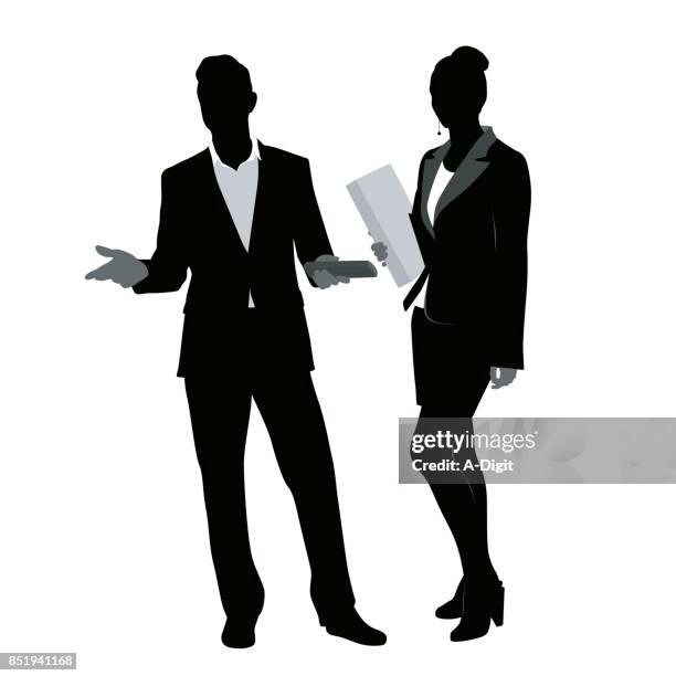 presentation team - presentation speech business stock illustrations