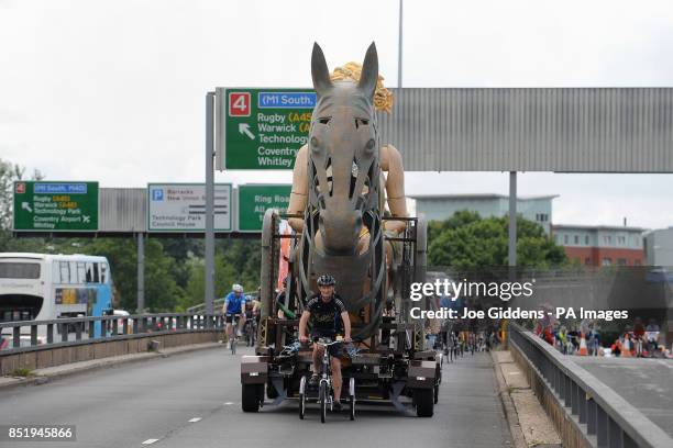 20ft puppet of Lady Godiva, which was taken to the London 2012 Olympics to represent the West Midlands in arts and culture makes it's return to...