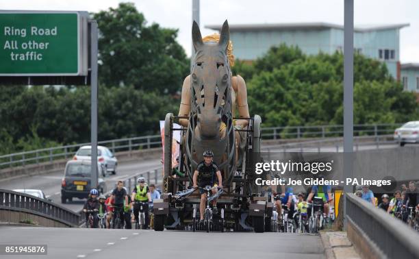 20ft puppet of Lady Godiva, which was taken to the London 2012 Olympics to represent the West Midlands in arts and culture makes it's return to...