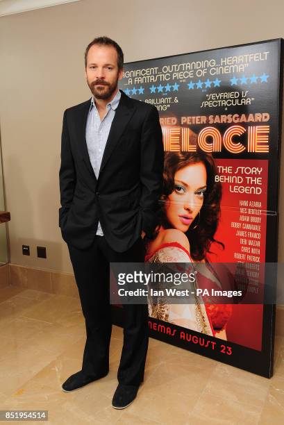 Peter Sarsgaard attends a screening of new film Lovelace at the Mayfair Hotel in London.