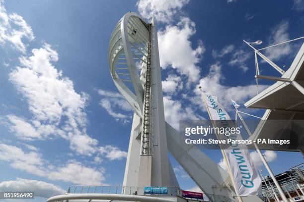 General view of Spinnaker Tower in Portsmouth