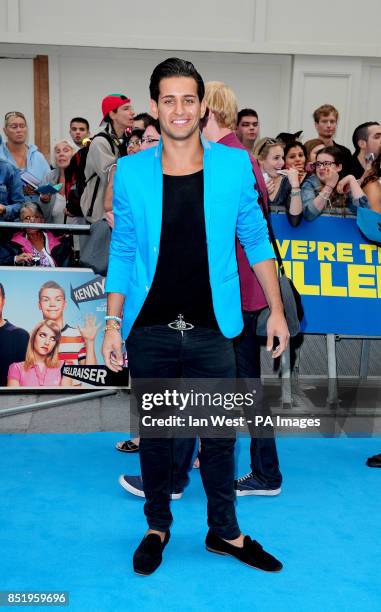 Ollie Locke arriving at the European film premiere of We're The Millers at the Odeon West End, Leicester Square, London. PRESS ASSOCIATION Photo....