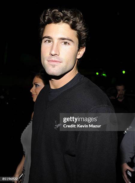 Brody Jenner poses backstage during Z100's Jingle Ball 2008 Presented by H&M at Madison Square Garden on December 12, 2008 in New York City....