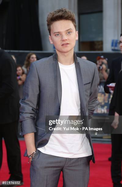 Conor Maynard arriving for the World Premiere of One Direction: This Is Us, at the Empire Leicester Square, London.